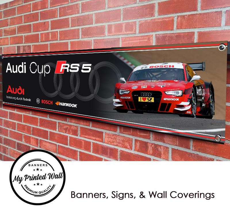 Audi Cup RS5 Car Garage PVC Banner