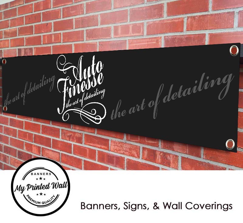 Auto Finesse Logo Garage / Workshop PVC Banner