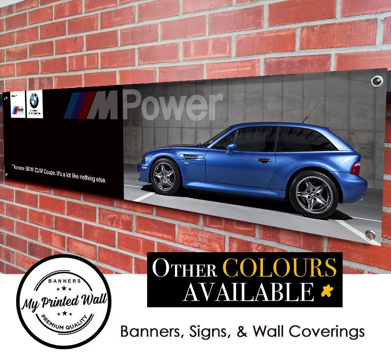 BMW Z3 M Coupe Garage PVC Banner