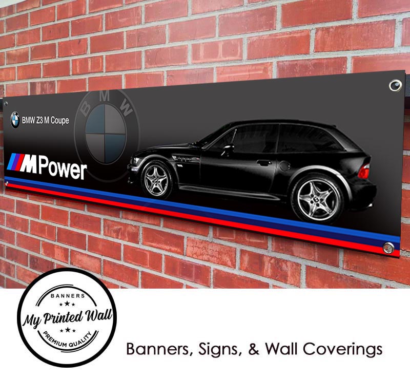 BMW Z3 M Coupe Garage PVC Banner BMW Z3 M Coupe Garage PVC Banner