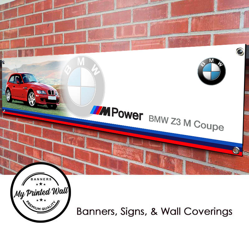 BMW Z3 M Coupe Garage PVC Banner BMW Z3 M Coupe Garage PVC Banner