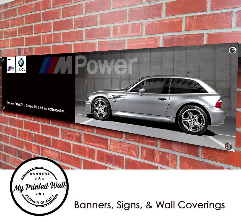 BMW Z3 M Coupe Garage PVC Banner BMW Z3 M Coupe Garage PVC Banner