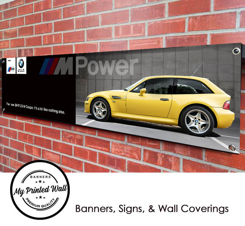 BMW Z3 M Coupe Garage PVC Banner BMW Z3 M Coupe Garage PVC Banner