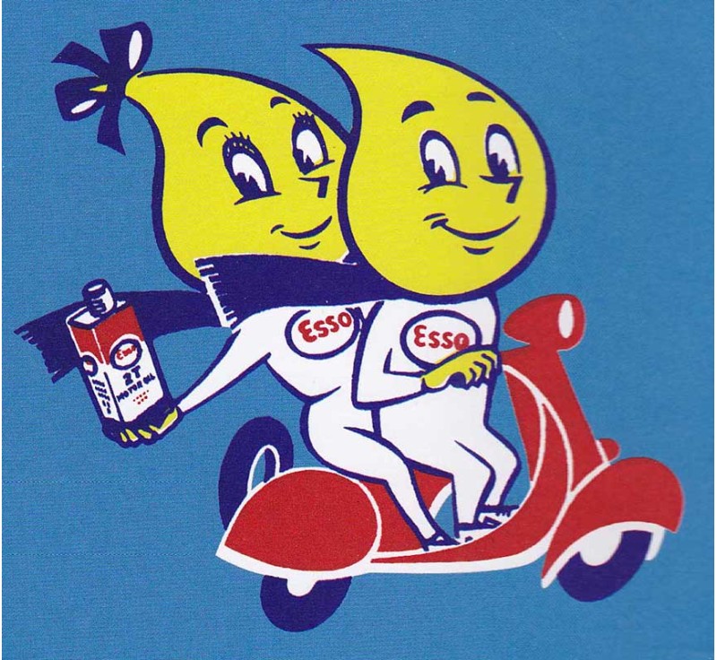 Esso Motor Oil Vintage / Retro Logo Garage PVC Banner Esso Motor Oil Vintage / Retro Logo Garage PVC Banner