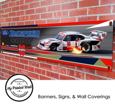 Ford Capri Zakspeed PVC Banner