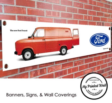 Ford Transit Garage PVC Banner