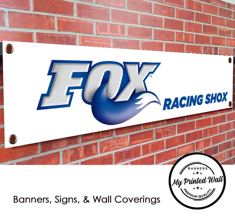 Fox Racing Shox Logo PVC Garage Banner