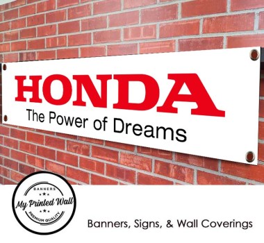 Honda Power of Dreams PVC Banner 