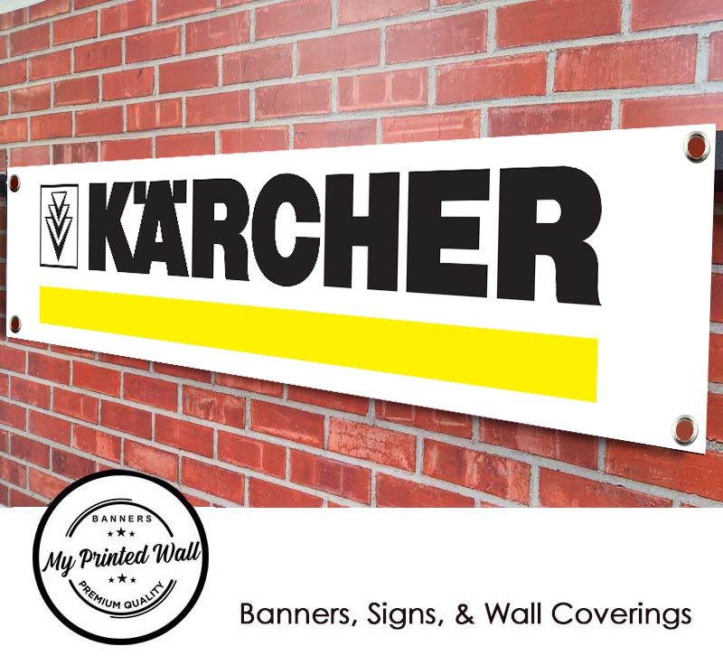 Karcher Logo Garage / Workshop PVC Banner