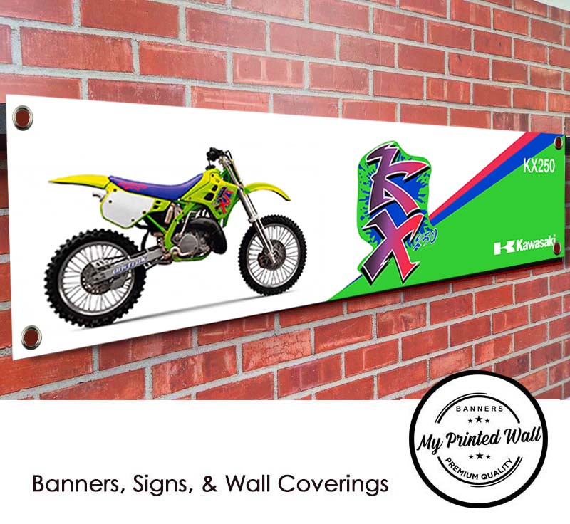 Kawasaki KX250 PVC Banner