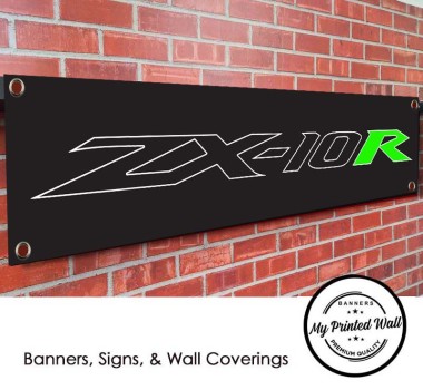 Kawasaki ZX-10R PVC Banner