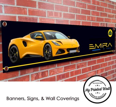 Lotus Emira PVC Banner