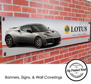 Lotus Evora 400 PVC Banner