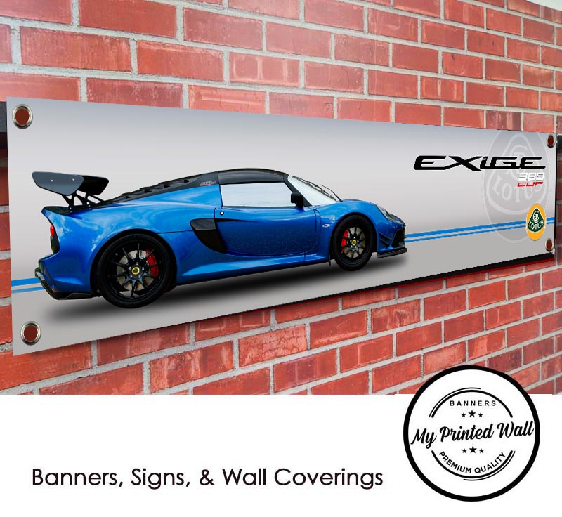 Lotus Exige 380 Cup PVC Banner