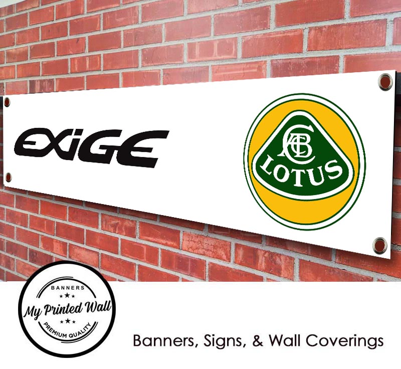 Lotus Exige S1 Logo PVC Banner
