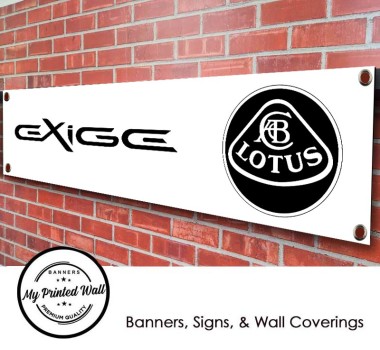 Lotus Exige S2 Logo PVC Banner