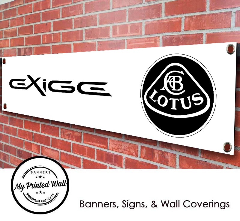 Lotus Exige S2 Logo PVC Banner