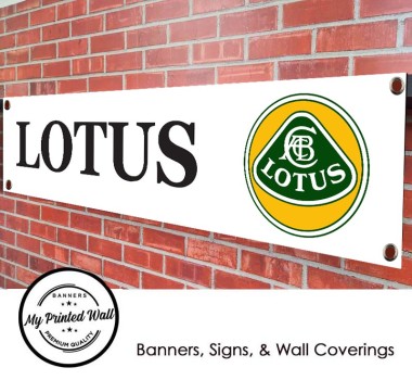 Lotus Logo PVC Banner