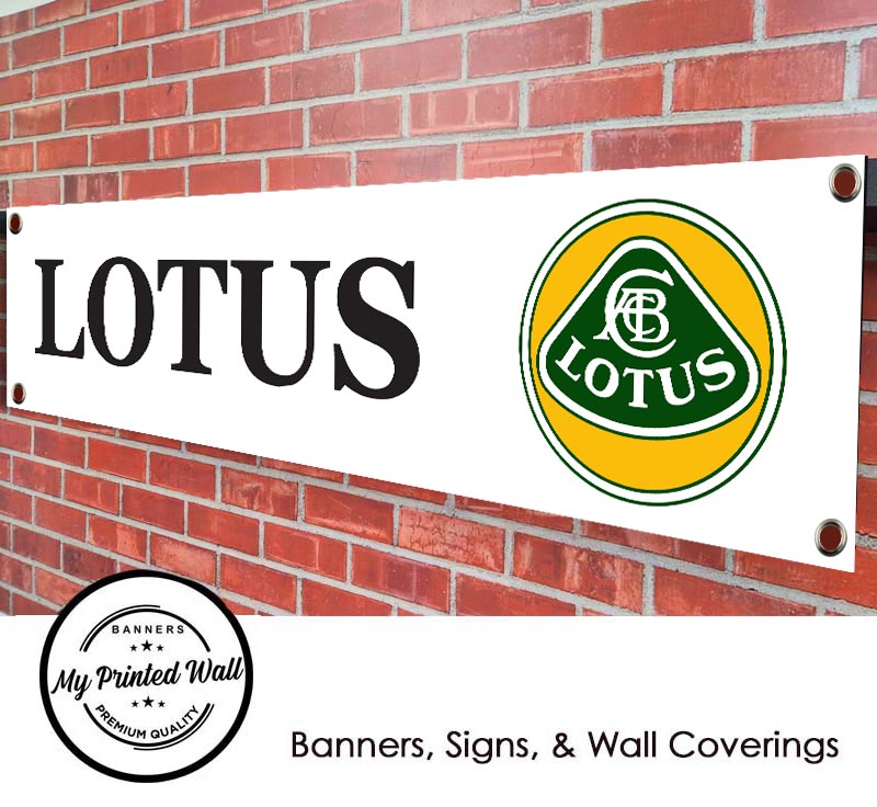 Lotus Logo PVC Banner