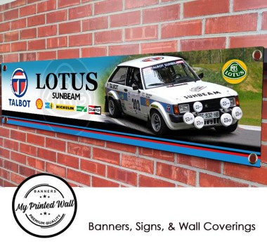 Lotus Talbot Sunbeam PVC Banner