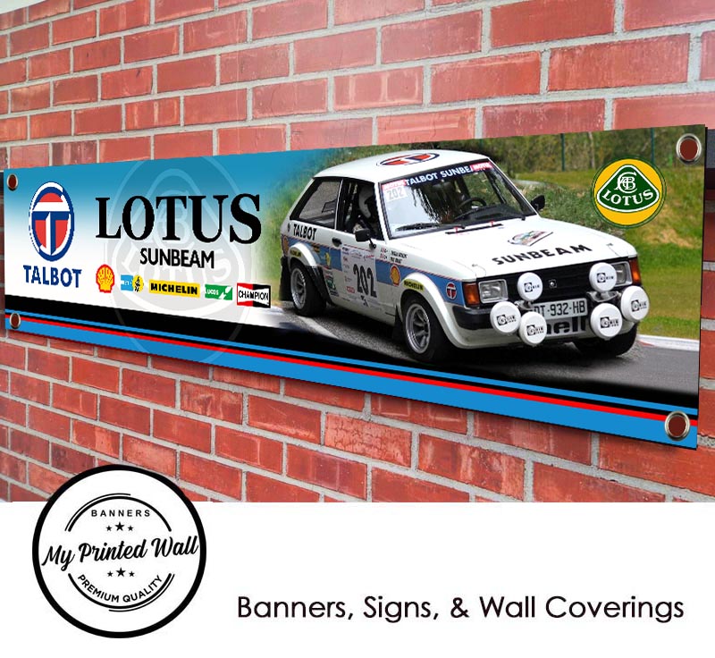 Lotus Talbot Sunbeam PVC Banner Lotus Talbot Sunbeam PVC Banner