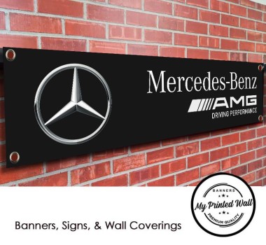 Mercedes-Benz AMG PVC Banner