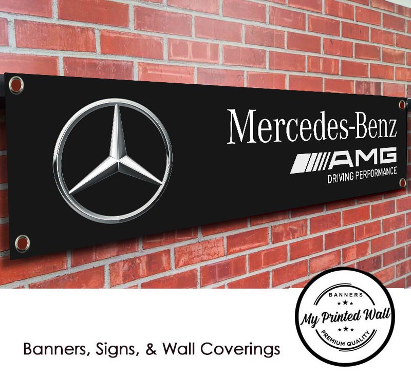 Mercedes-Benz AMG PVC Banner Mercedes-Benz AMG PVC Banner