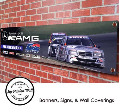 Mercedes-Benz C-Class DTM Touring Car PVC Banner