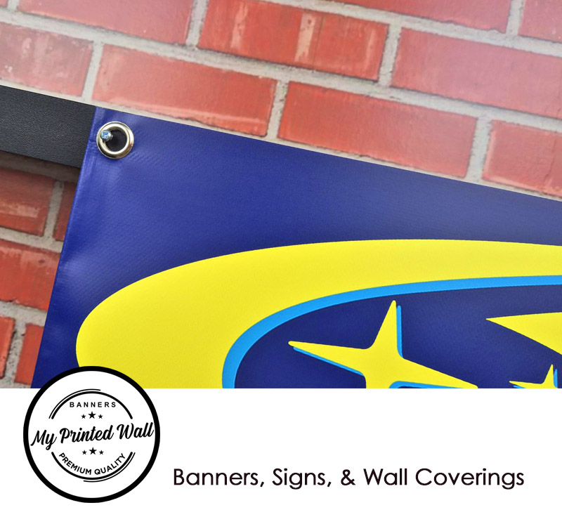Subaru 555 Rally Car PVC Banner Subaru 555 Rally Car PVC Banner