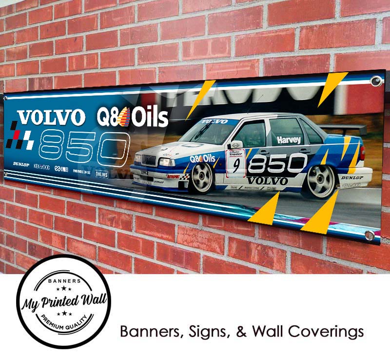 Volvo 850 Salloon Tim Harvey Touring Car Team Banner