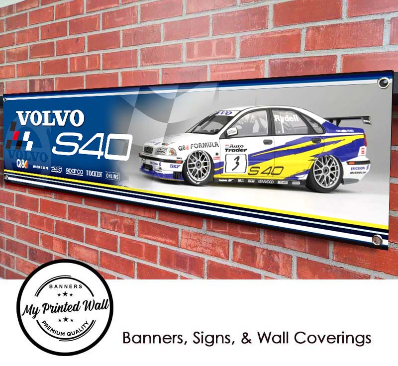 Volvo S40 Rick Rydell Touring Car Team Banner Volvo S40 Rick Rydell Touring Car Team Banner