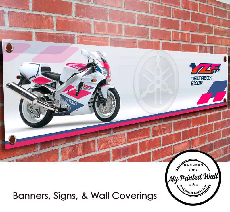 Yamaha YZF SP Deltabox PVC Banner for Garage, Workshop etc Yamaha YZF SP Deltabox PVC Banner for Garage, Workshop etc